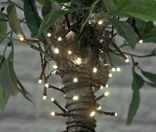 100 LED Solar String Lights Warm White Garden By Sainsbury's Outdoor 9173512 R