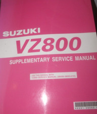SUZUKI VZ800 SUPPLEMENTARY SERVICE MANUAL   (PICTURE OF CONTENTS))