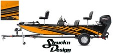 Boat Wrap Orange USA Modern