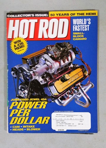 Hot rod magazine - rod, oct