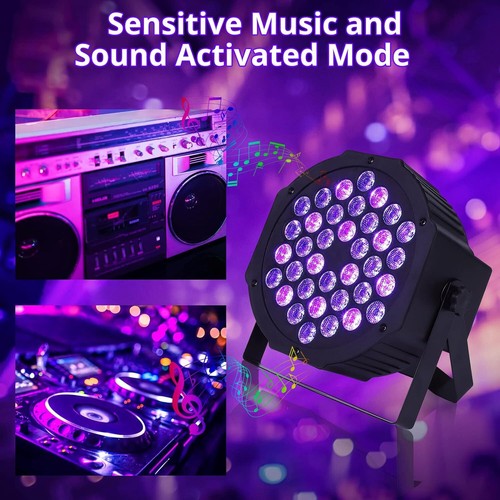 Black light par can stage - uv,