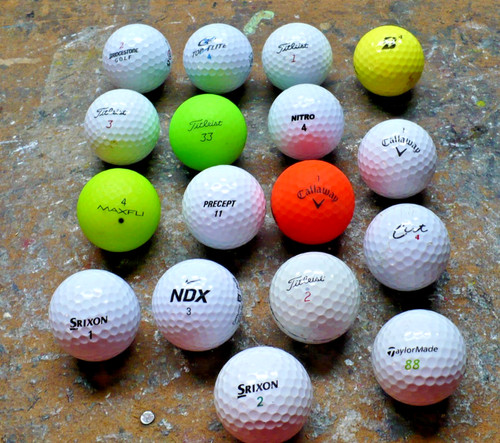 Golf balls assorted brands - 50,