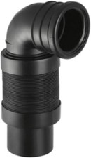Geberit 241521001 Flexible PE Bend 90×90 mm – Wall-Hung WC Connector