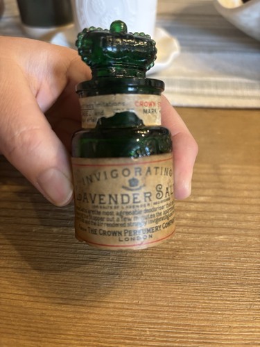 Antique crown glass perfumery