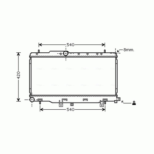 Radiator for subaru - radiator,