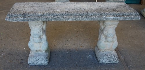 Vintage weathered stone garden - stone,