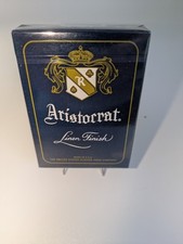 Aristocrat Blue Linen Finish Playing Cards -USPCC