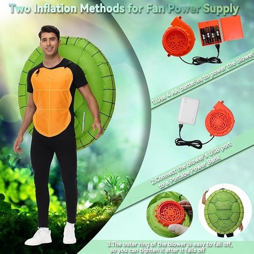 Inflatable turtle costume for - inflatable,