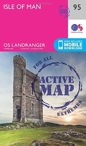 Isle man map weatherproof - man,