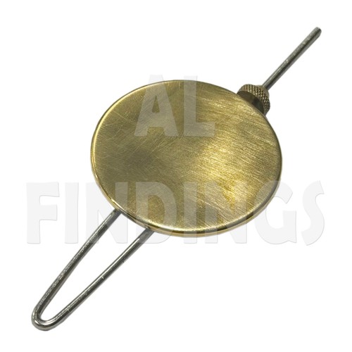 Brass clock pendulum bob - brass,