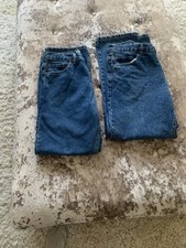 Two Identical Pairs Denim Co Comfortfit Mens Blue Jeans 34 W 30L