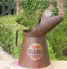 Oil can jug REGENT Vintage 1 gallon Motor Garage Mancave Display