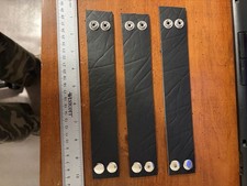 Lot Of 3, Leather Cuffs, 1.5"