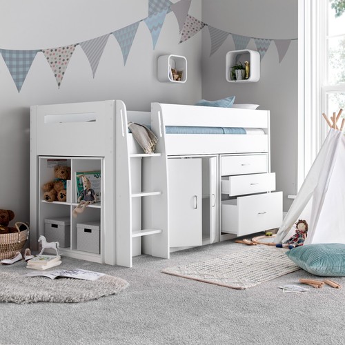 Lacy white storage - lacy, sleeper