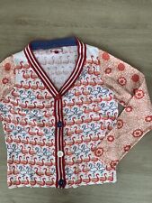 Joe Browns Flamingo Print Cardigan.Size 14. Cotton. Excellent. 