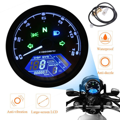 Universal motorcycle lcd - motorcycle,