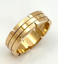 CARTIER TANK FRANCAISE MEN'S RING 18K, 13.1 GRAMS, SIZE 11.75, RET USD $4,000+TA