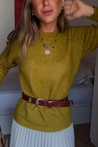 Zara mustard alpaca wool - alpaca, &
