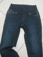Maternity jeans size 10 28 tapered leg BNWOT blue stretch GAP 1969 GIRLFRIEND 