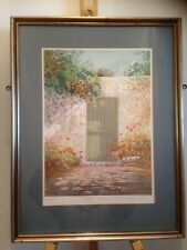 Simon Bull (b1958) ltd edition aquatint 64/250 "Secret Garden"