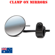 Black 7/8" 1" clamp on round