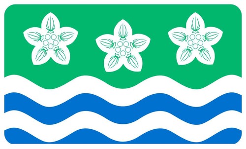 Cumbria emblem flag vinyl - cumbria,