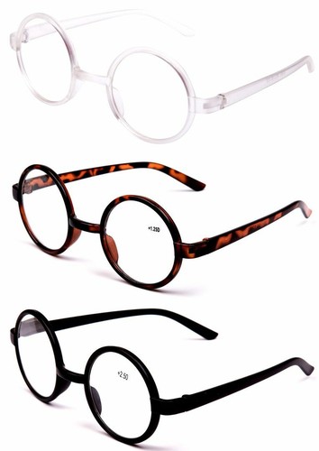 Reading glasses round frame - round,