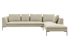 B&B Italia Charles Right Sectional Sofa – Beige Bouclé | Designer Sofa | NEW