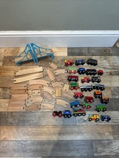 Wooden Train Track Set Job lot