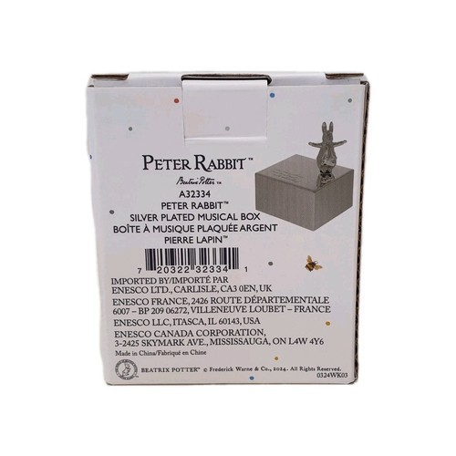 Peter rabbit silver plated - peter,