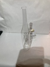 Laboratory Unusual Glass Vessel With Leaf Inside a Bottle Loft Find Decent Cond