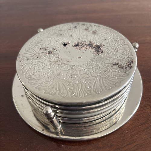 Vintage silver plated coaster - vintage,