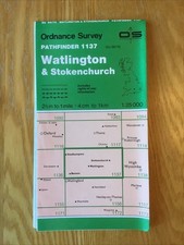 1987 Ordnance Survey Pathfinder Map 1137 SU 69/79 Watlington And Stokenchurch