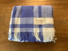 Vintage Bronte At Home  Traditional Pure Wool Throw/ Blanket  70”x54”.