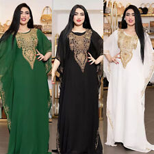 Moroccan Abaya Women Muslim Oversize Kaftan African Dashiki Party Dresses Arab
