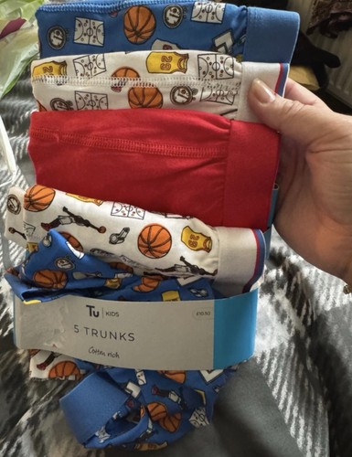 Boys trunk 5pack multi - boys,