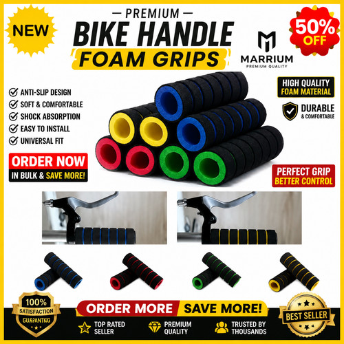 Soft foam bike handlebar - foam,