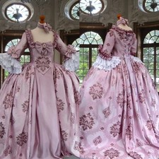 Vintage Pink Rococo Prom