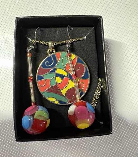 Multicolour enamel round - enamel,