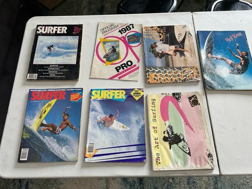 Vintage surfer magazines - surfer,