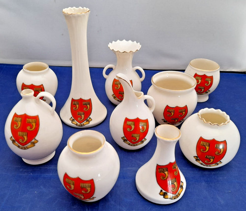 Goss crested ware china - w.h.,
