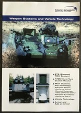 FALCK SCHMIDT Weapon Systems & Vehicle Technology Military Sales Leaflet Undated
