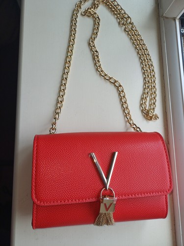 Valentino red faux leather - faux,
