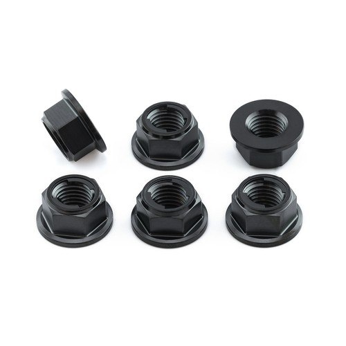 Titanium sprocket nuts m10 - titanium,