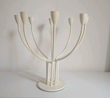 STOCKHOLM 8 Arm Ikea Modern Style Candelabra Candle Holder Rare White 