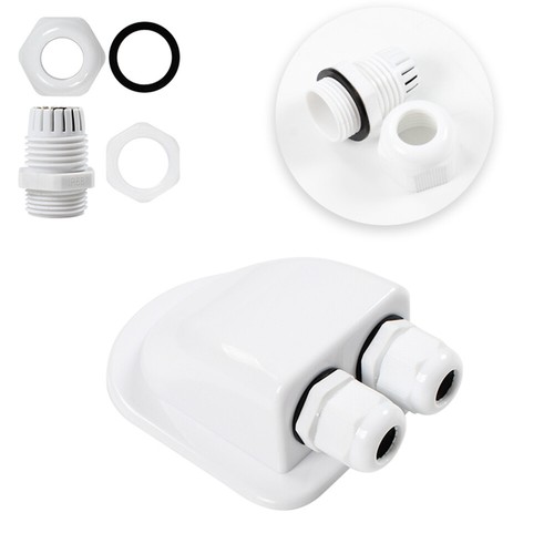 Double cable entry - double, gland