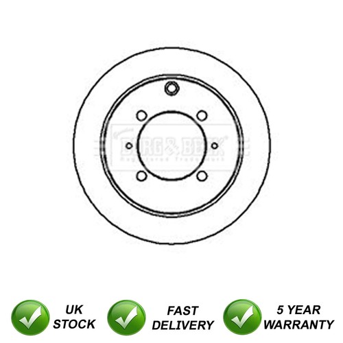 Brake disc rear - brake, sjr