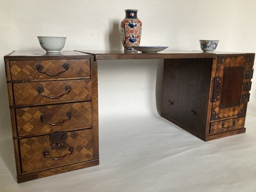 Inlaid marquetry chinese - inlaid,