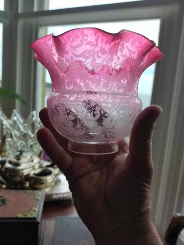 Antique period cranberry - period,