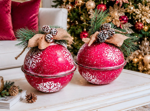 Red nordic christmas big - nordic,